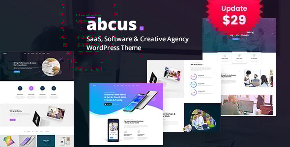 Abcus - App & SaaS Startup WordPress Theme Logo